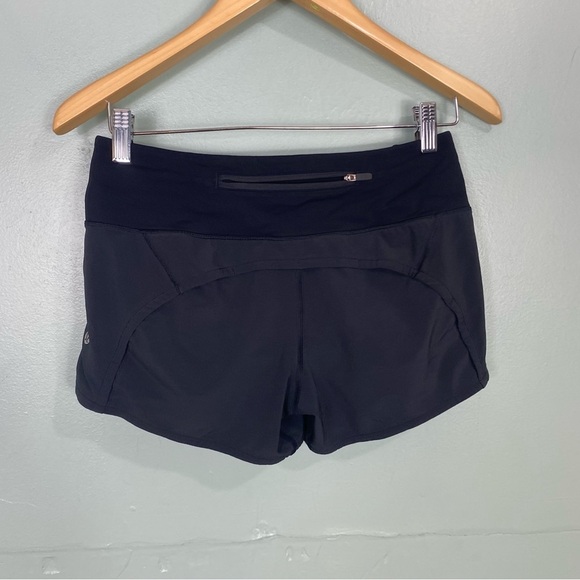 Lululemon Run Times Short Sz‎ 4 Black 4” - Picture 2 of 4